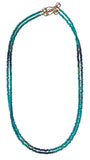 Shades of Blue Natural Shaded Turquoise Necklace