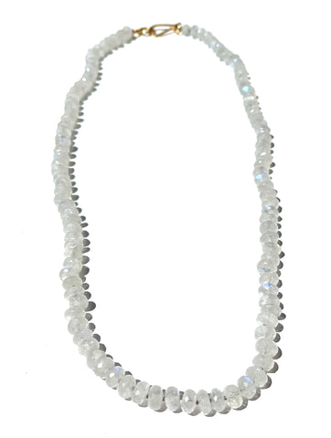 Moondance Hand Knotted Moonstone Necklace