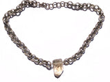 Bold Silver & Quartz Choker Necklace SOLD OUT