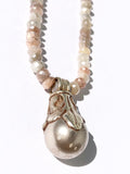 Moonstone and Pearl Necklace