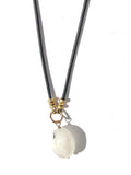 Moonstone on Leather Cord - SOLD OUT