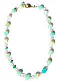 Sea Blue Chalcedony Necklace