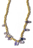 Iolite & Gold Necklace - SOLD OUT