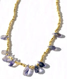 Iolite & Gold Necklace - SOLD OUT