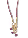 Modern Exotic Garnet Necklace - SOLD OUT