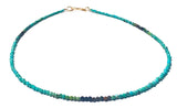 Shades of Blue Natural Shaded Turquoise Necklace