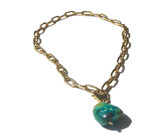 Inner Peace Chrysacola Necklace