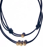 Single Gold Rudraksha Seed Necklace