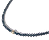 Black Onyx & Diamond Choker Necklace