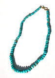 Silk Knotted Turquoise Necklace
