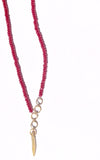 Seeing Red Jade Necklace