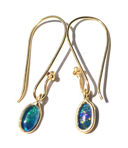 Delicate Opal Earrings