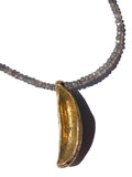 Brass & Labradorite Cinta Necklace