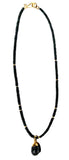 Black Gold Lava Necklace