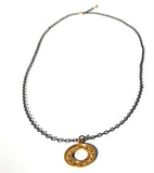 Phases of the Moon on Chain Necklace