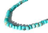Silk Knotted Turquoise Necklace