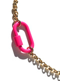 Think Pink Luxe Lock Necklace