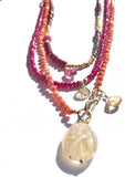 Ruby Stripe Necklace
